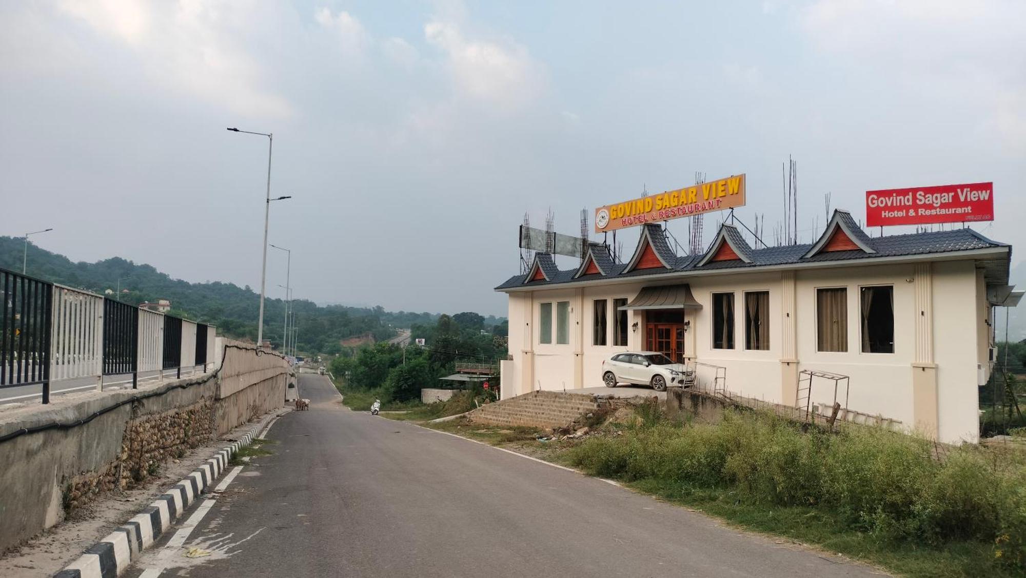 Govind Sagar View Hotel & Restaurant Bilaspur  Ngoại thất bức ảnh